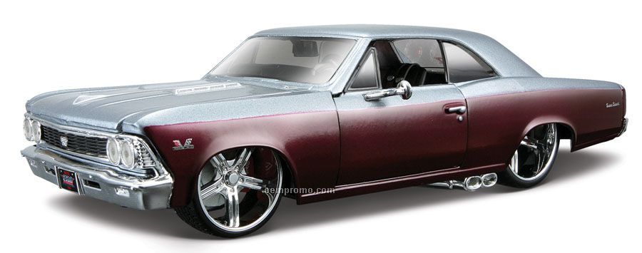 7"X2-1/2"X3" 1966 Chevrolet Chevelle Ss All Star Series Die Cast Replica