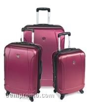 Aukland 3-piece Expandable ABS Hard Case Luggage Set