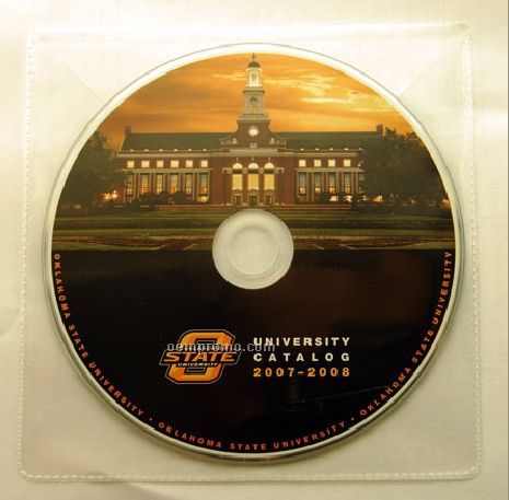 CD Replication In Clear Pvc Plastic Sleeve