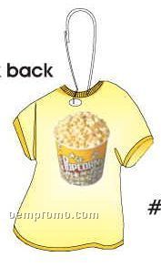 Popcorn T-shirt Zipper Pull