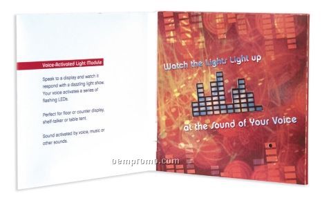 Sound, Light And Motion Greeting Card - Voice Activated Light Module