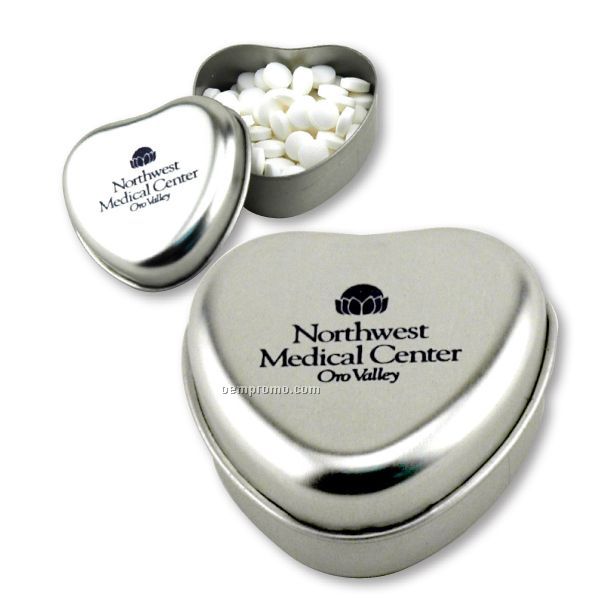 Mints In A Heart Tin