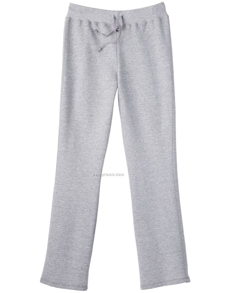 Hanes Ladies' 8 Oz. 80/20 Comfortblend Ecosmart Open-bottom Fleece Pants