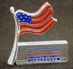 Acrylic Paperweight Up To 20 Square Inches / Flag