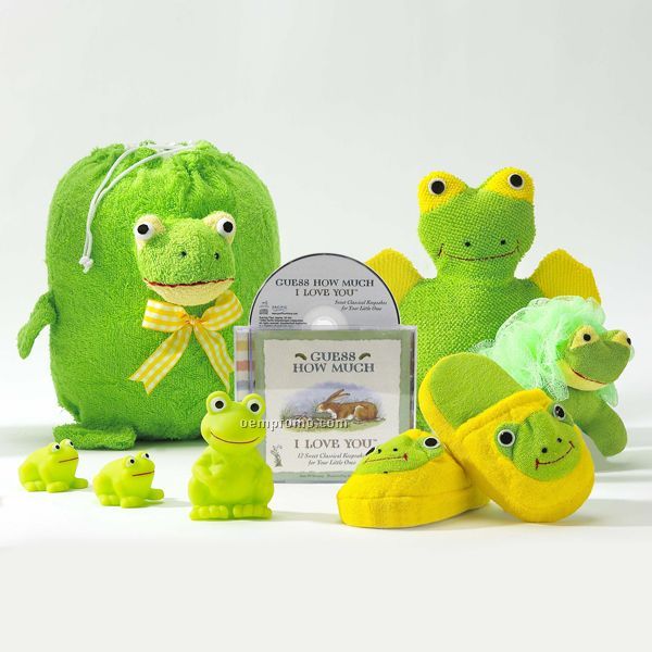 Fun In The Tub With Frog Baby Gift Set