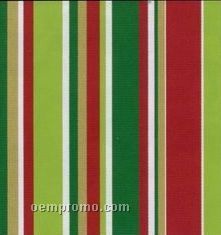 833' Full Ream 18" Christmas Stripe Gift Wrap