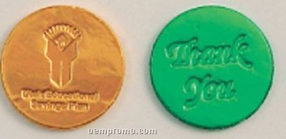 Embossed 1 1/2" Chocolate Coins