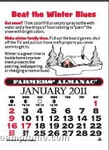Farmers' Almanac Magna Stick Calendar (After 8/1/2011)