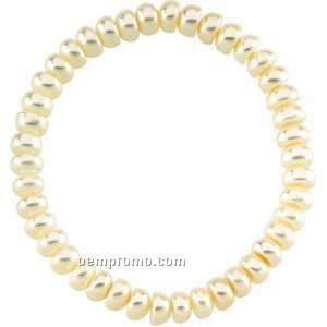 Ladies' 6-1/2 To 7mm Panache Freshwater Cultured Pearl Stretch Bracelet