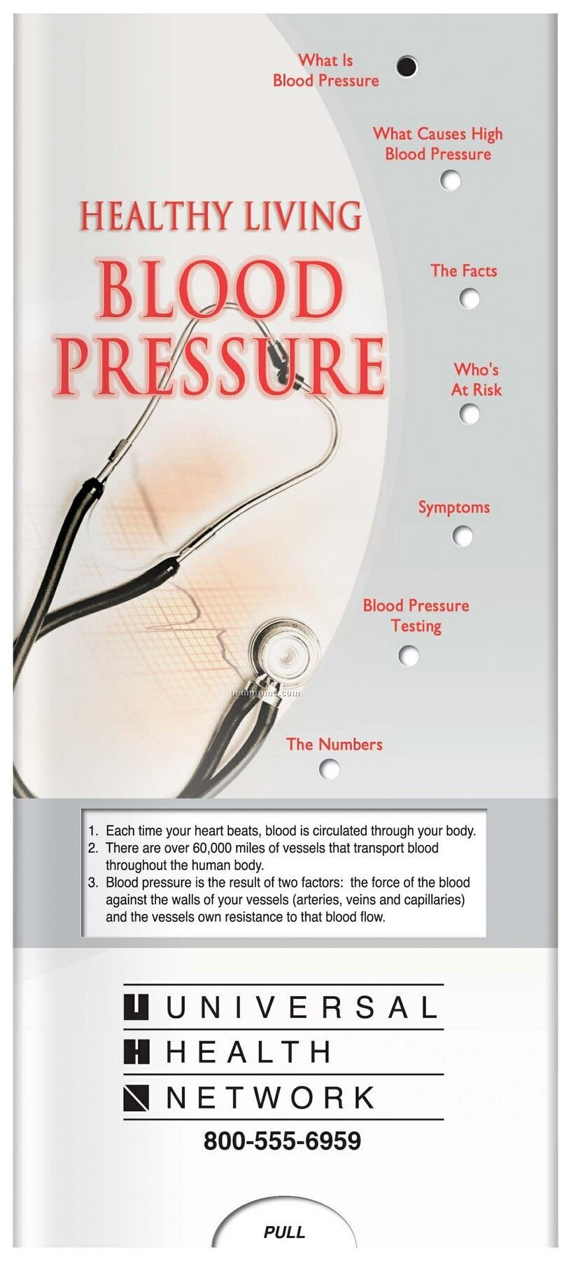 Pillowline Blood Pressure Pocket Slider Chart