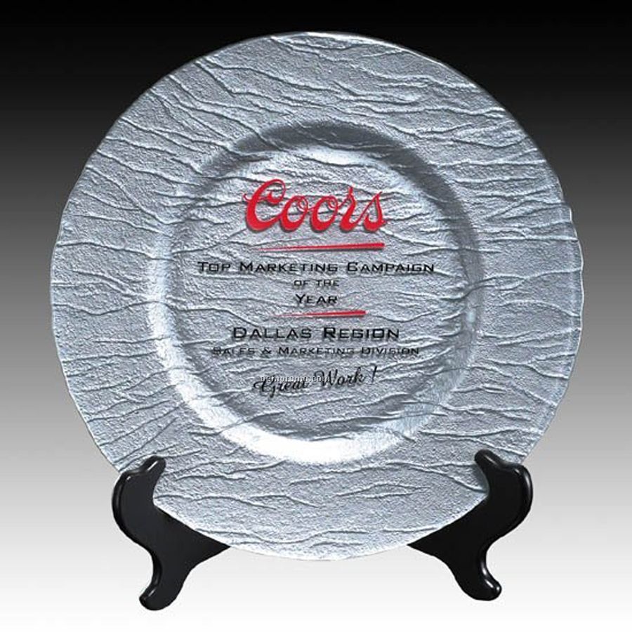 Silver Deerfield Award Plates