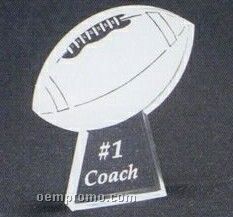 Acrylic Paperweight Up To 20 Square Inches / Football