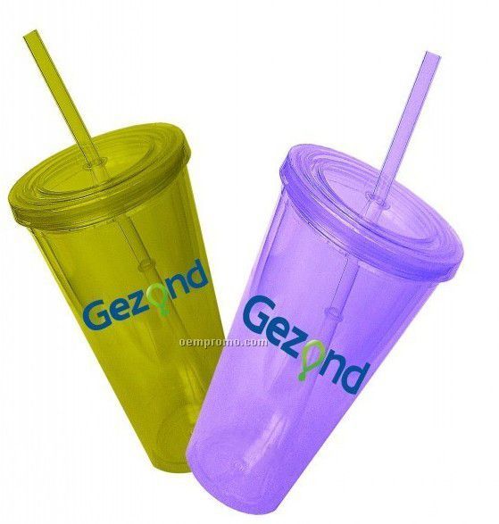 Double-deck Straw Cup