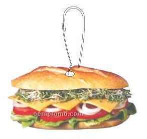 Sub Sandwich Zipper Pull