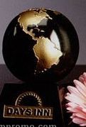 3" Marble World Globe Award W/ Base