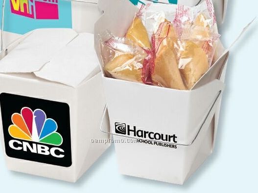 Carry Out Container W/ 4 Fortune Cookies
