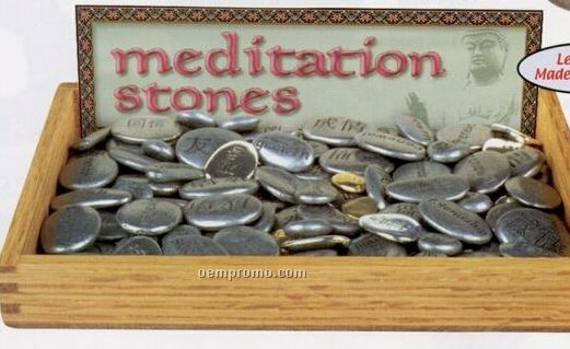 Individual Meditation Stone Assorted Dozen
