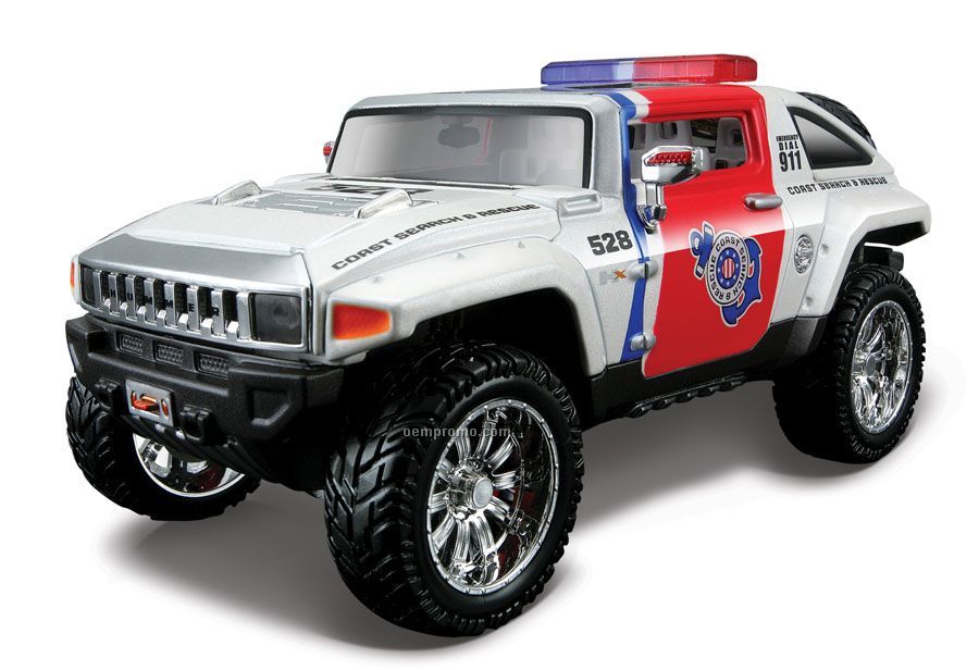 7"X2-1/2"X3" 2008 Hummer Hx Concept All Star Series Die Cast Replica