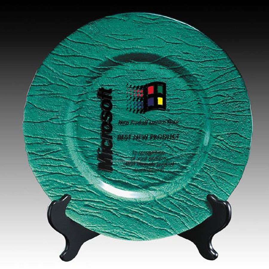 Green Deerfield Award Plates