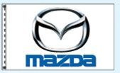 Checkers Single Face Dealer Logo Spacewalker Flag (Mazda)