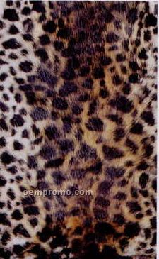 Dyed Cheetah Design Rabbit Fur Pelt