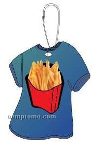French Fries T-shirt Zipper Pull