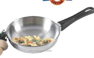 Precise Heat 8-1/4" 12-element T304 Surgical Stainless Steel Omelet Pan