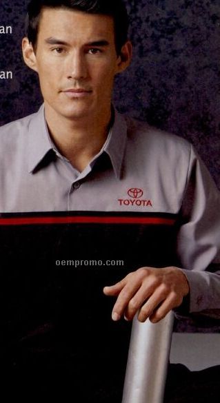 Red Kap Long Sleeve Toyota Technician Shirt