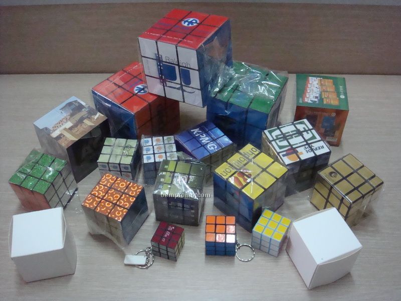 Custom Print Puzzle Cube,4 Color Process,3.35"