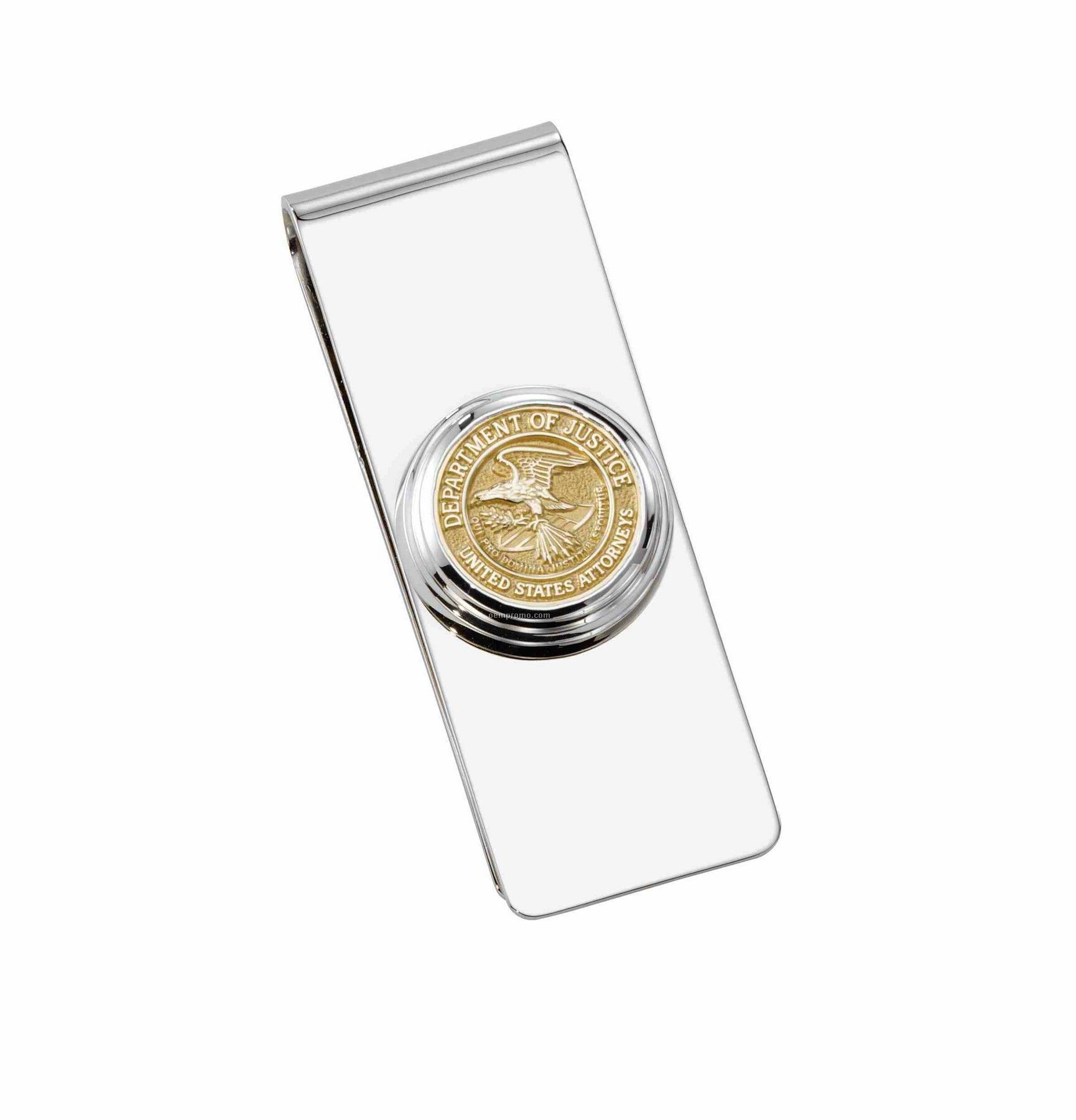 Ovations - Tribute Sterling Silver Money Clip With 10k Gold Insert