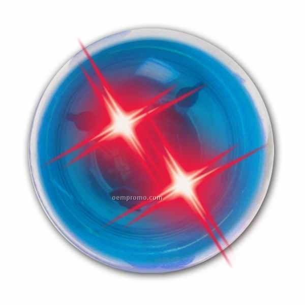 Blue Light Up Ball W/ Red LED