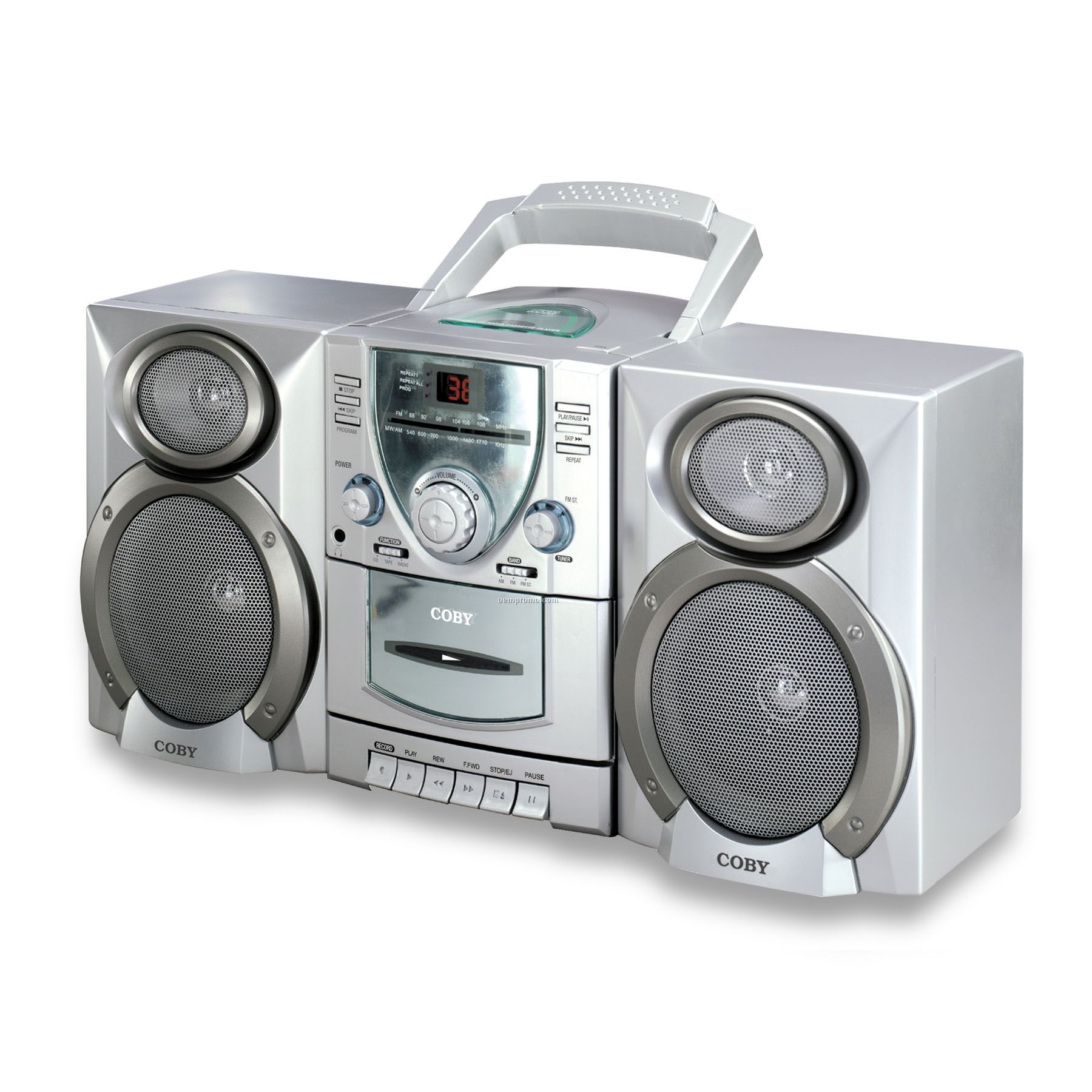 Coby Mini Hi-fi CD/ Stereo Cassette Player/ Recorder