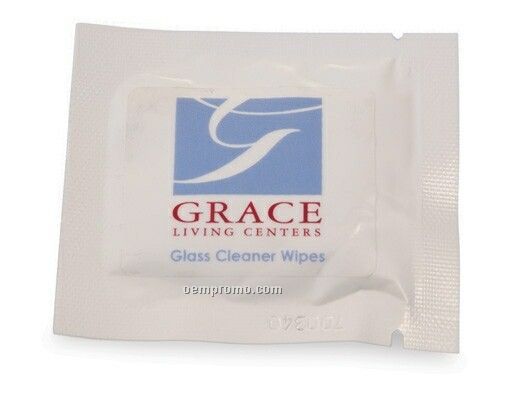 Glass Cleaner Towelette Packet