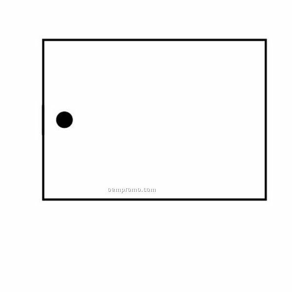 Stock Shape Collection Rectangle 3 Key Tag