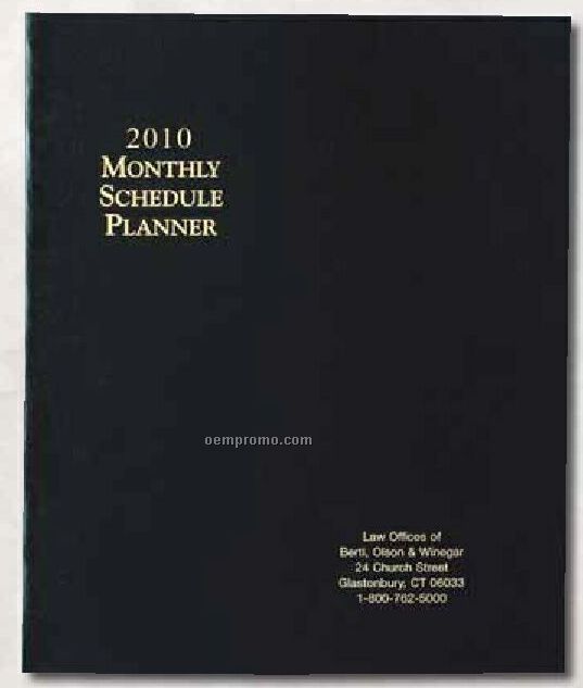 Monthly Schedule Deluxe Planner