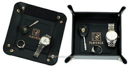 Vip Leather Valet Tray