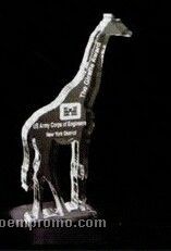 Acrylic Paperweight Up To 20 Square Inches / Giraffe