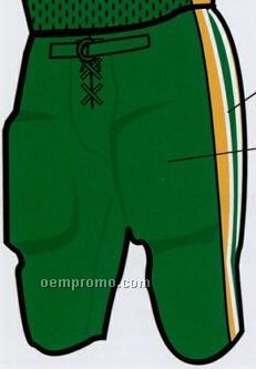 Adult Custom Football Uniform Pants W/ Contrast Side Panel