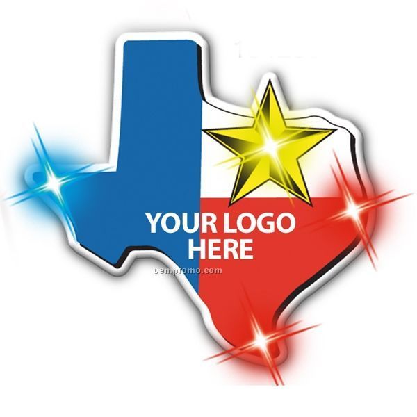 Light Up Texas Button