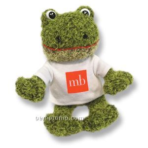 Plush Frog Coin Bank With T-shirt