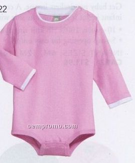 Precious Cargo Infant Long Sleeve 1-piece With Shoulder Snaps