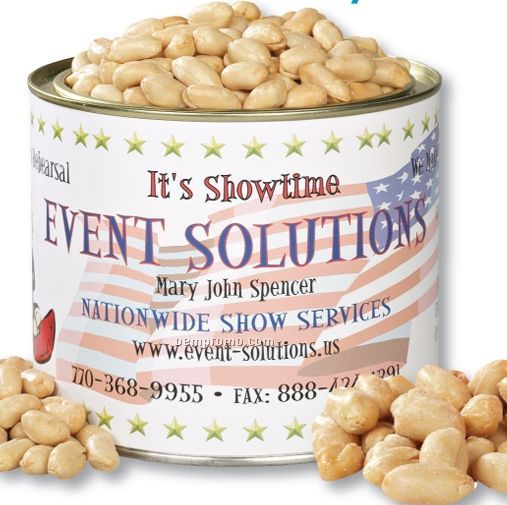 Salted Gourmet Virginia Peanuts W/ Custom Label 10 Oz.