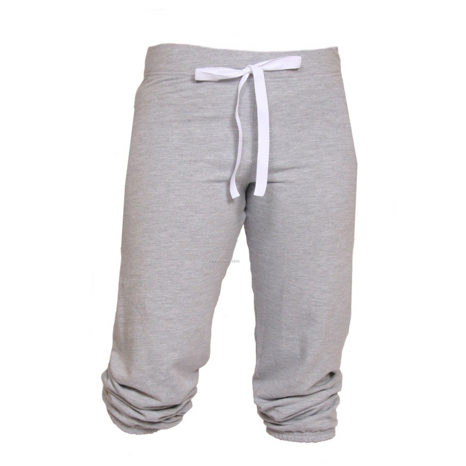 Youth Heather Gray Touchdown Cuffed Sweat Capris