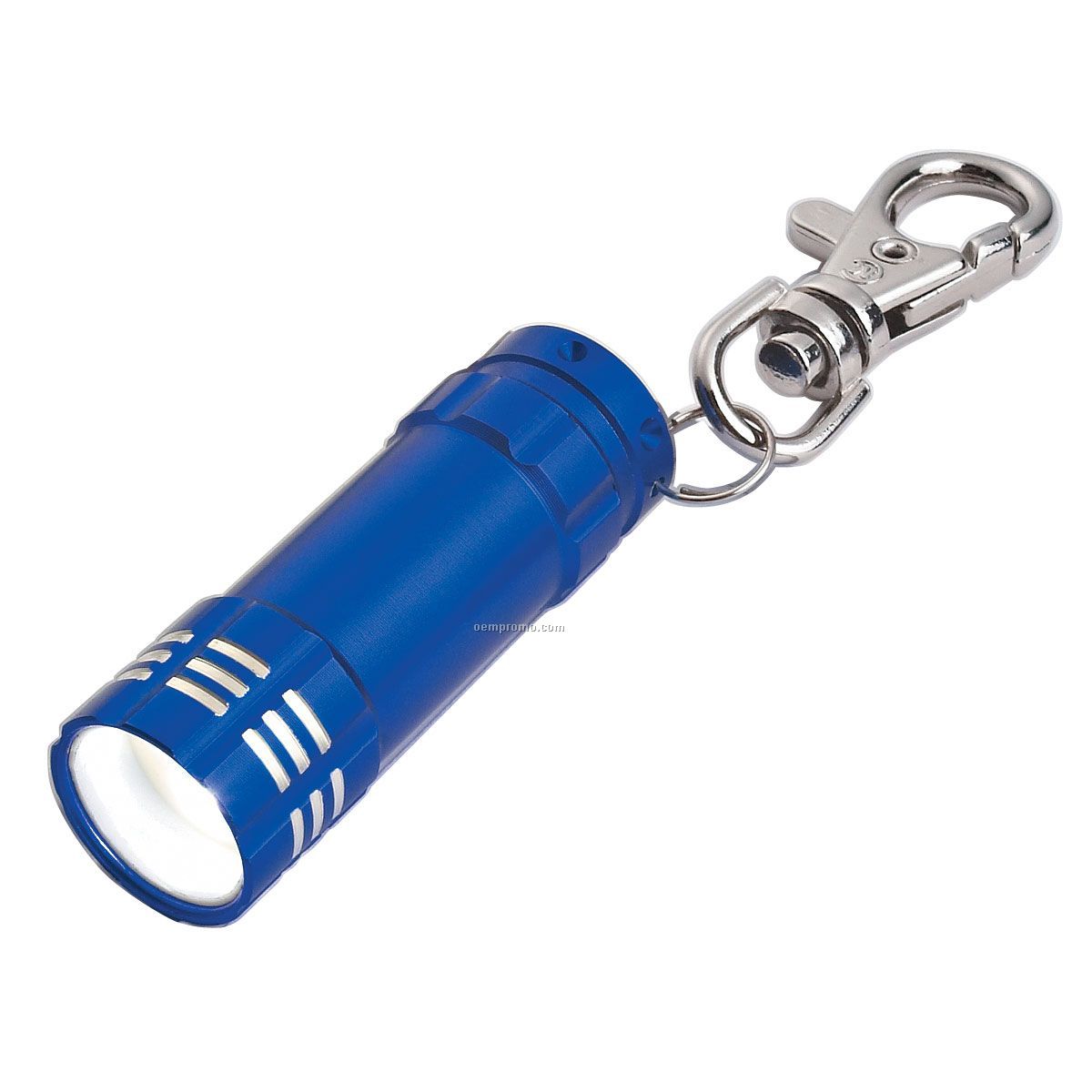 Blue Flashlight W/ Key Clip