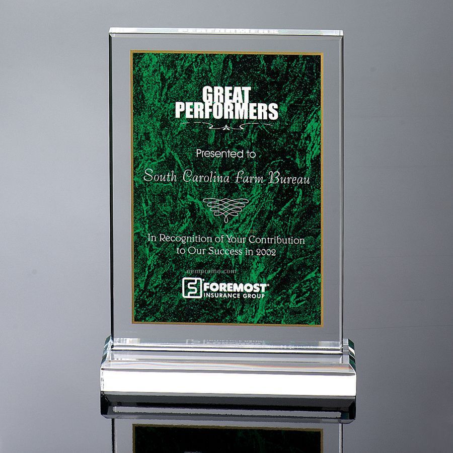 Marble Print Award - Green