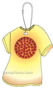Pizza T-shirt Zipper Pull