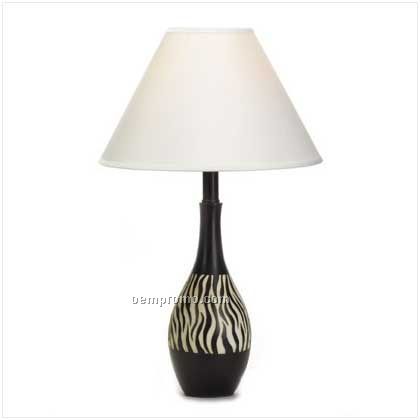 Zebra Stripe Lamp