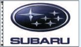 Checkers Single Face Dealer Logo Spacewalker Flag (Subaru)