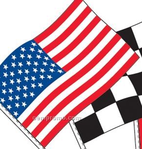 12"X18" Stock Supreme Cloth United States Flag Antenna Pennants