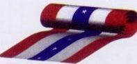 5 Stripe U.s. Bunting Flag With Stars (Warp Knit)